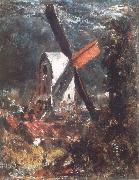 John Constable A windmill near Brighton oil
